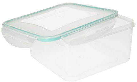 KOTARBAU® Recipiente de plástico para comida, 400 ml, Fiambrera, Bote cuadrado, Tupper para almacenamiento de alimentos, Taper, Cierre hermético