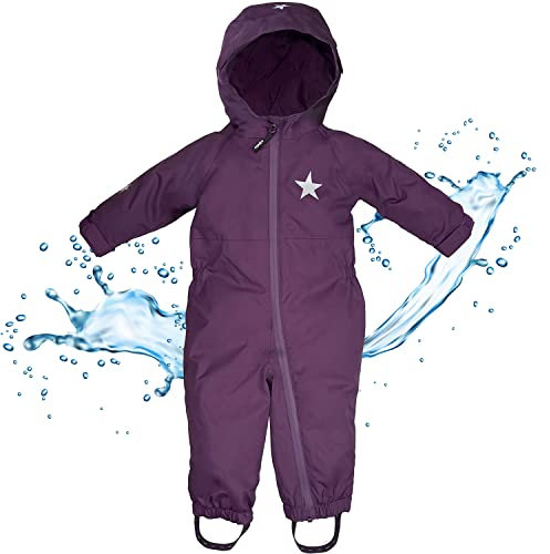 BMS BabyTodds Regenanzug für Kinder - atmungsaktiv & wasserdicht - beere 104