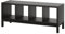 IKEA KALLAX Regal mit Untergestell, 147x59 cm, Schwarz-Braun/Schwarz