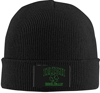 385 Strickmützen Irischer Hooligan Komfortabel Chemo Kopfbedeckung Warm Beanie Mütze Für Herren Und Damen Laufmütze, Für Skifahren, Herren, 56-62cm