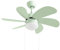 GSC Evoluion | Ventilador de techo con luz Verde| Motor DC | Ø82 6 aspas | Ideal estancias <13m2 | Verano/Invierno