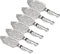 Fivetwofive 6PCS Stainless Steel Absinthe Spoons Set Kit Vintage Cocktail Bar Glass Cup Drinking Filter Hollowed Out Absinthe Spoon Set