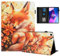 Rostsant Custodia Lenovo Tab M10 3rd Gen 10.1 Cover Libro Stand Funzione Slot per Carte Libro Cover Tablet Protettiva per Lenovo Tab M10 3rd Gen 10.1 Pollici 2022 TB-328FU/TB-328XU Fiore volpe
