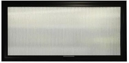 XPLKQXE Ventanas Ventilación Iluminación Aleación Aluminio, Ventana Abatible Giratoria Vidrio Rayado, Ventanas Empotradas Que Pueden Girar 360° para Baño(20x40cm)