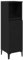vidaXL Badschrank Schwarz Eiche 30x30x100 cm Holzwerkstoff