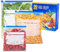 50Pcs Food Storage Freezer Bags, 3 Sizes (1L,2.25L,4.55L) Reusable Ziplock Bag for Batch Cooking, Fruits, Veggies, Meat, Snacks, BPA Free Zip Seal Sandwich Bags with Expandable Bottom