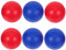FRCOLOR 6 Piezas Bolas de Playa Inflables para Actividades al Aire Entrenamiento de Palas de Playa y Coordinación Mano