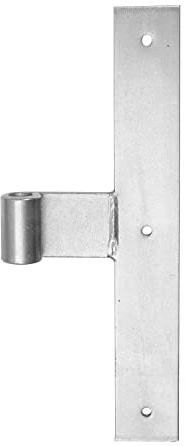 Pollmann®Baubeschläge Mittelband Rolle Ø 20 mm, 400 mm, hell verzinkt