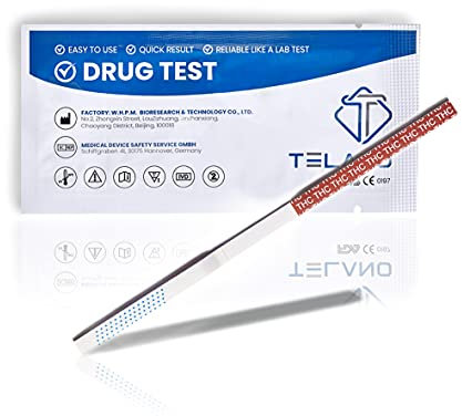 15x Telano Cannabis Drogentest THC | Urin Drogentest zum Nachweis von Abbauprodukten von Cannabis, Marihuana und Haschisch im Körper | Drogenschnelltest Cannabis