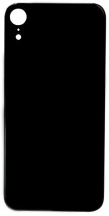 Für Phone XR Plain Glass Back Ersatz in Schwarz