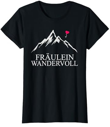 Damen Frauen Damen Wander Woman Hobby Geschenk Berge T-Shirt