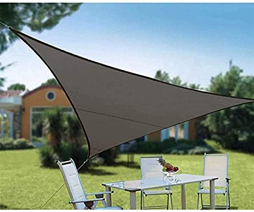 Zaun Sichtschutz Windschutz Dreieck Schatten Segel UV Block Baldachin 185GSM Sonnenschutzgewebe Mesh Stoff atmungsaktiv hydrophob mit Edelstahl Ring und Seil für Terrasse Rasen Hinterhof GCSQF210408