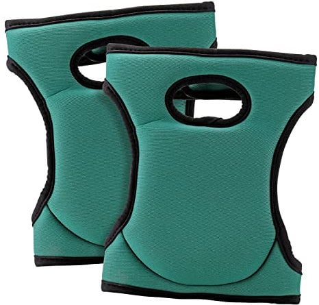 Taylor & Brown 1 Pair Gardening Knee Pads Soft Foam Knee Caps Garden Knee Protectors Protective Cushion With Double Straps For Garden Cleaning Work Scrubbing Floors (Green)