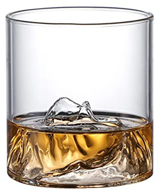 Verre Tasse de Montagne tibétaine Verre à Whisky ménage Tasse à Eau de Grande Valeur personnalité créative Tasse à thé (D comme Le Montre l'image)