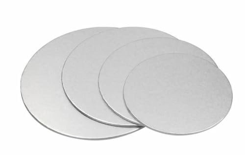 Pati-Versand Silber Tortenunterlage Rund, 28cm