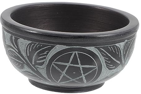 Garneck Pentagramm Brennende Schüssel Chinesische Glücksschüssel Feng Shui Schatzbecken Reichtum Wohlstand Figur Gebetsschale Topf Schmieren Wasserschale Aus Aluminium Speckstein Aral Spa