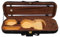 Custodia per Violino Riflettente 4/4 con Igrometro, Custodia Rigida per Violino, Materiale Riflettente, Design Portatile
