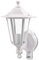 EXTRASTAR Outdoor 6 Sided White Wall Lantern Security Light with PIR Motion Sensor Traditional Style Wall Light IP44 with E27 Screw Socket（Bulb not Included）