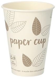 PAPSTAR pure 80 Trinkbecher| aus 100% Pappe 0,18 l | kann über Altpapier entsorgt werden | für Heiß- und Kaltgetränke | Für Catering, Party und Büro