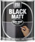 300ml Black Matt Non-Drip Paint – Superior Hard-Drying, Interior & Exterior Use, Easy Application for a Flawless Finish