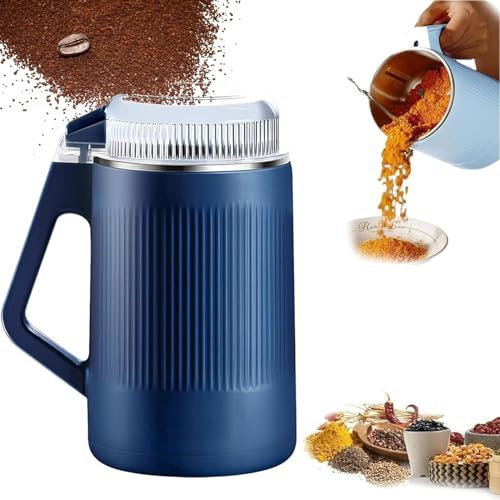 DRYFAL Coffee Grinder Electric, 8-Blade Home Grinder, Super Silent Pepper Mill Grinder, for Coffee Bean, Herbs, Spices, Nuts