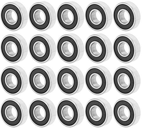20 Stück Kugellager, 698RS Gummigedichtetes Rillenkugellager 8 Mm X 19 Mm X 6 Mm