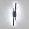 Riserva Applique Murale Intérieure LED, 16W 1800LM Lampe Murale Moderne, 6500K Blanc Froid, Luminaire Mural Noir pour Salon, Chambre, Escalier, Couloir