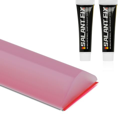Flintronic Autoadesiva Silicone Doccia Barriera, 3M Soglia Doccia Pieghevole, Pieghevole Bagno Acqua Barriera, con 2 * 20G Colla, Striscia di Ritenzione Idrica Della Soglia Del Bagno(Trasparente)