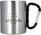 Spruchreif | Doppelwandige Edelstahltasse mit Karabinerhaken und hochwertiger Gravur | Outdoor Gadgets | Geschenk Camping | „Camping Queen“ - 300 ml