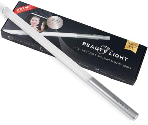 My BEAUTY LIGHT® Lampada a specchio a LED simula la luce diurna per un trucco luminoso, senza fili grazie al funzionamento a batteria, 5 diverse impostazioni di luce e dimmerabile, facile da applicare