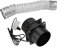 LVYXON Duct Exhaust Air Ventilation Fan, Portable Extractor Fan With Duct Hose USB Adjustable DIY Ventilation Fan, For Home Kitchen (With 300cm pipe)