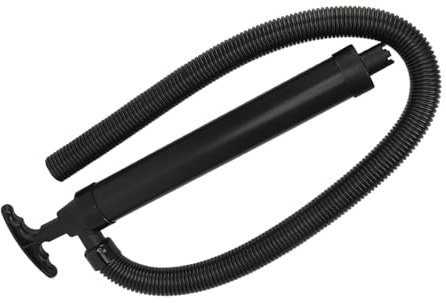 Pompa di Sentina Manuale, Pompa a Mano con Tubo Flessibile Forte capacità di Drenaggio Portatile Facile Impugnare per Kayak per Motoscafi (BLACK)