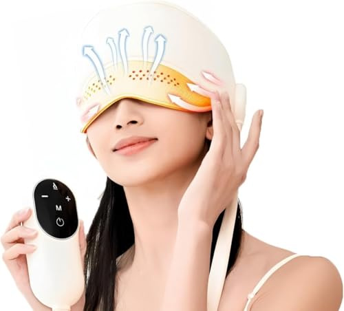 CYTJ Head Massager with Heat, Scalp and Eye Massager for Relaxation