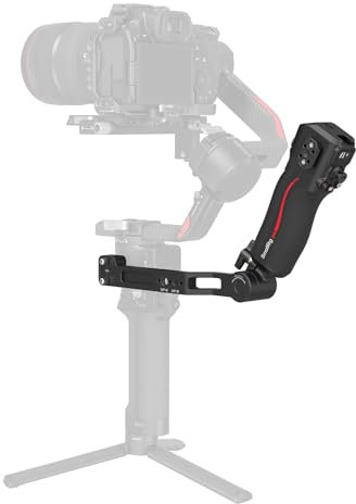 SMALLRIG Poignée de Transport Réglable pour Stabilisateur de Cardan DJI RS 2 / RS 3 Pro/RS 4 / RS 4 Pro, Charge Maximale 13,2 LB, Fonctionnement par Joystick, Changement de Mode - 4326