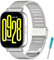 CHULN Bracelet Compatibles avec Redmi Watch 5 Active/Redmi Watch 5 Lite, 22mm Réglable Métal Bracelet de Rechange en Acier Inoxydable pour Redmi Watch 5 Active/Lite Smartwatch.(No host)