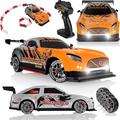 Overmax X-TIREBURNER Ferngesteuertes RC Drift-Auto, für Kinder ab 8 Jahren
