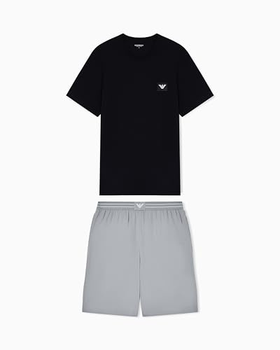 Emporio Armani Herren T-Shirt+Shorts Pyjama Pyjamaset