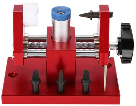 Ausi Herramienta de apertura de tapas traseras de reloj a presión, herramienta profesional de reparación de relojeros para quitar y cerrar tapas de cajas de relojes.