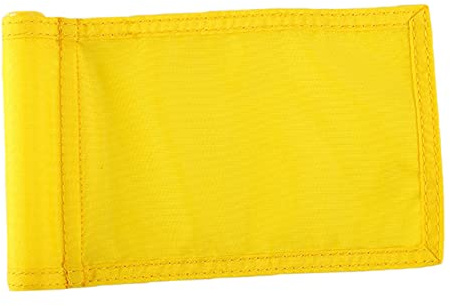 Golf Hole Pole Cup Bandiera con Tubo Inserito Standard Mettere Bandiera Verde Target Bandiere Course Yard - Giallo