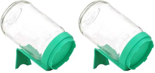 Dehner Sprossenglas, Ø 8 cm, Höhe 16 cm, Glas (Packung mit 2)