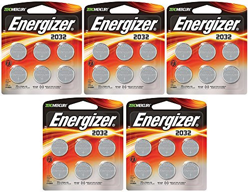 Energizer 3 Volt al litio CR2032, 5Units of 2032 6-Count