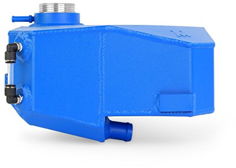 Mishimoto MMRT-RS-16EWBL Aluminium Coolant Expansion Tank Compatible With Ford Focus ST 2013+ Wrinkle Nitrous Blue