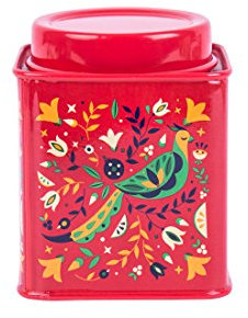 Chumbak Bird of Paradise Storage Tin Red