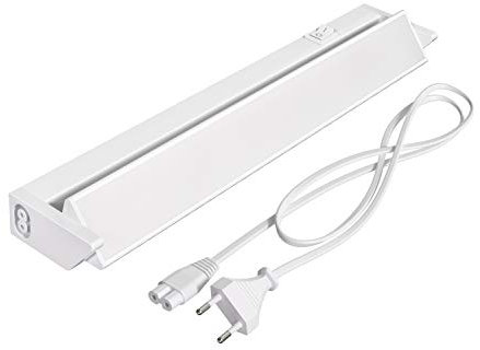 ledscom.de LED Unterbau-Leuchte LIWO 35cm, mit Anschlusskabel, schwenkbar, 538lm, weiß