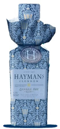 Hayman’s London Dry Gin 20 cl Gift wrapped | Stocking Filler | The Original Gin | Multi Award-Winning Gin | 41.2 Percent ABV – Packaging may vary