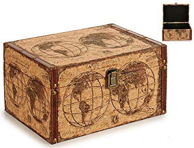 Regal ARTE Import, S.L. Truhe Gr Mundo Kork 28 x 20 x 15 cm