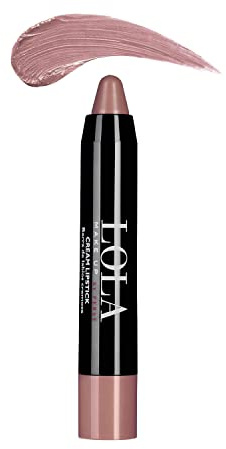 Lola Make Up by Perse Chubby Cream Lipstick – Moisturising Vegan Lip Balm Lipstick with Glossy Finish & Nourishing Formula – [001 Litchee]