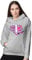 BLAK TEE Women's Halloween Zombie Chest Tear Hoodie M Grey
