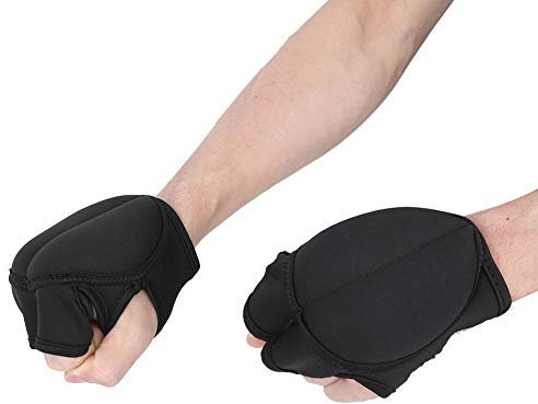 Alomejor Guantes ponderados 1 par de Bolsa de para la muñeca para Esculpir la Fuerza Cardio Aeróbicos Coordinación de la Velocidad de la Mano Fitness