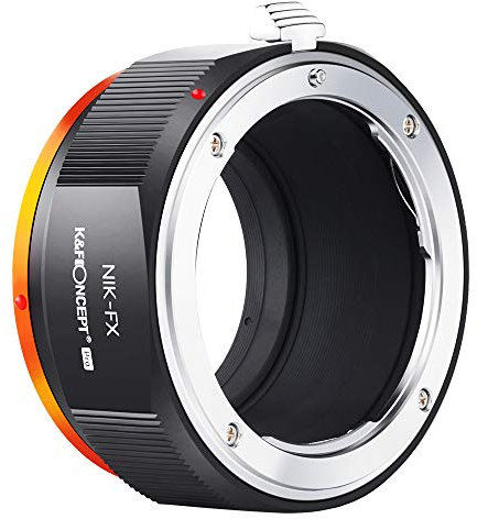 K&F Concept M11115 Nikon-FX Hochpräziser Adapterring Objektivadapter für Nikon AI/F Mount Lens to Fujifilm X Series Mirrorless FX Mount Camera Adapter for Fuji XT2 XT20 XE3 XT1 X-T2